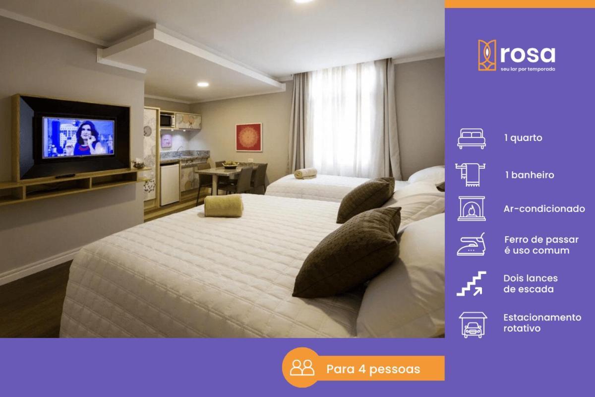 Rosa Flats Charm Gramado Daire Dış mekan fotoğraf
